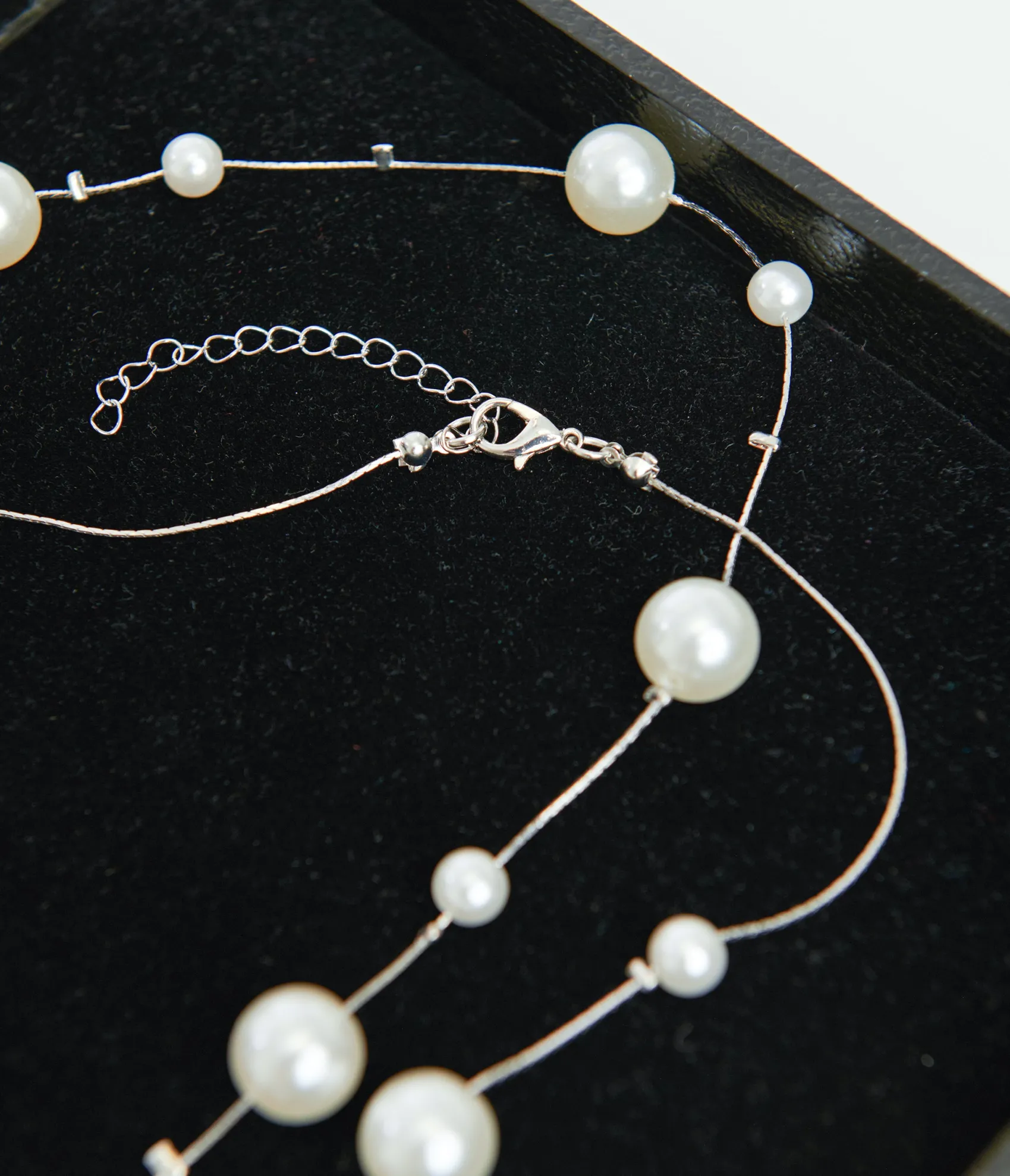 Unique Vintage 60" Long Pearl Necklace Cheap