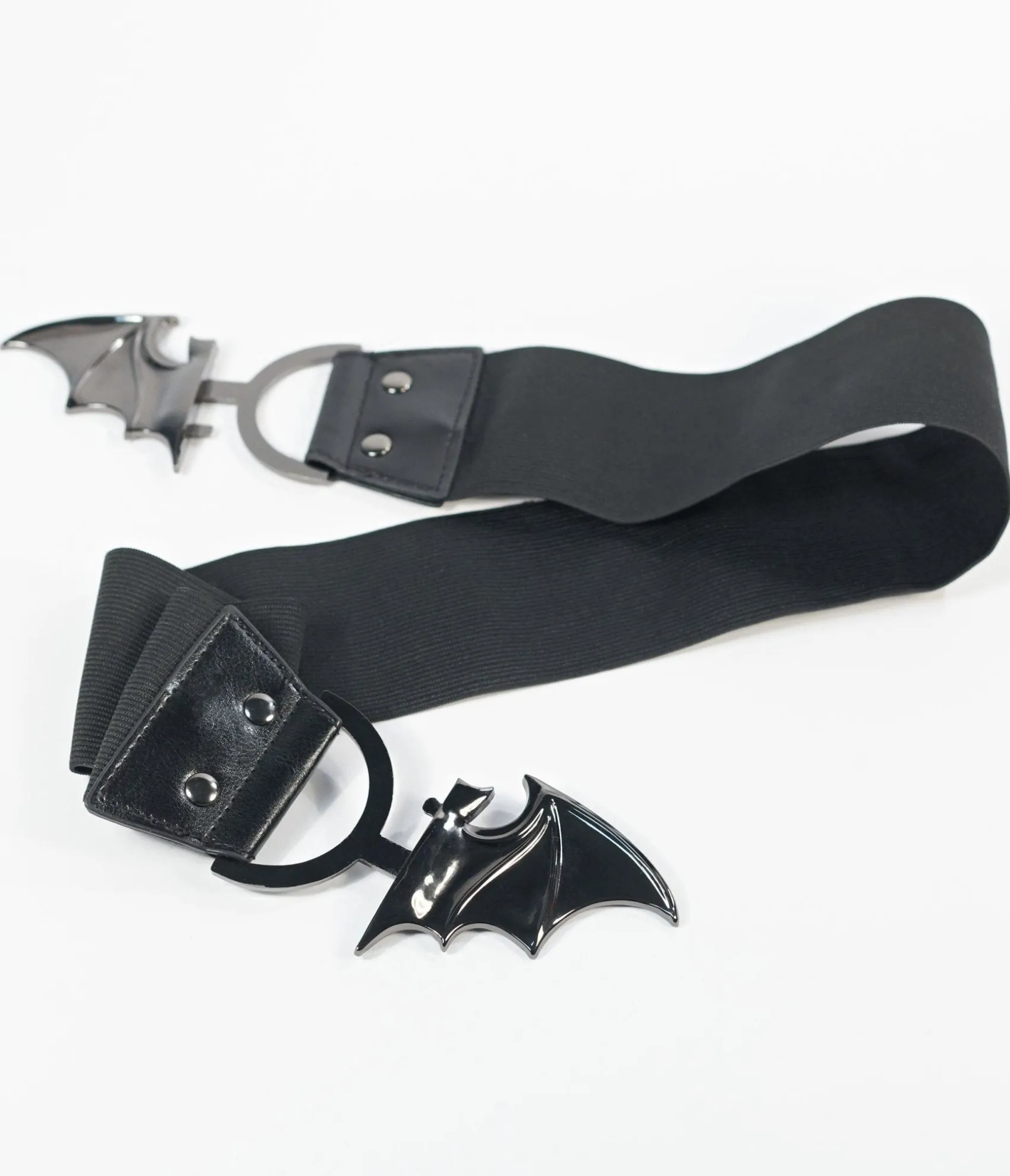 Unique Vintage Black Bat Cinch Belt New