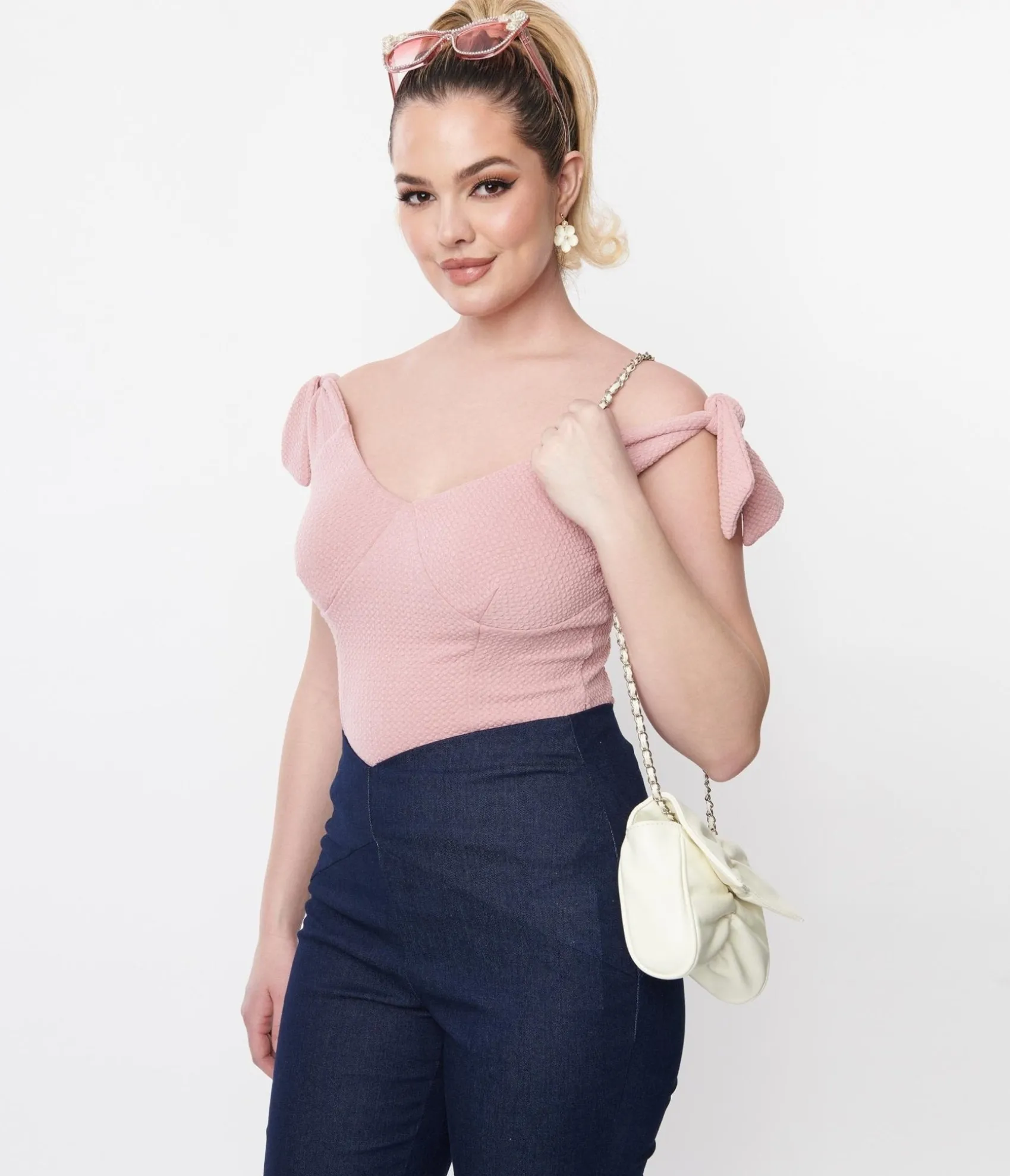 Unique Vintage Mauve Pink Texture Violet Top Outlet