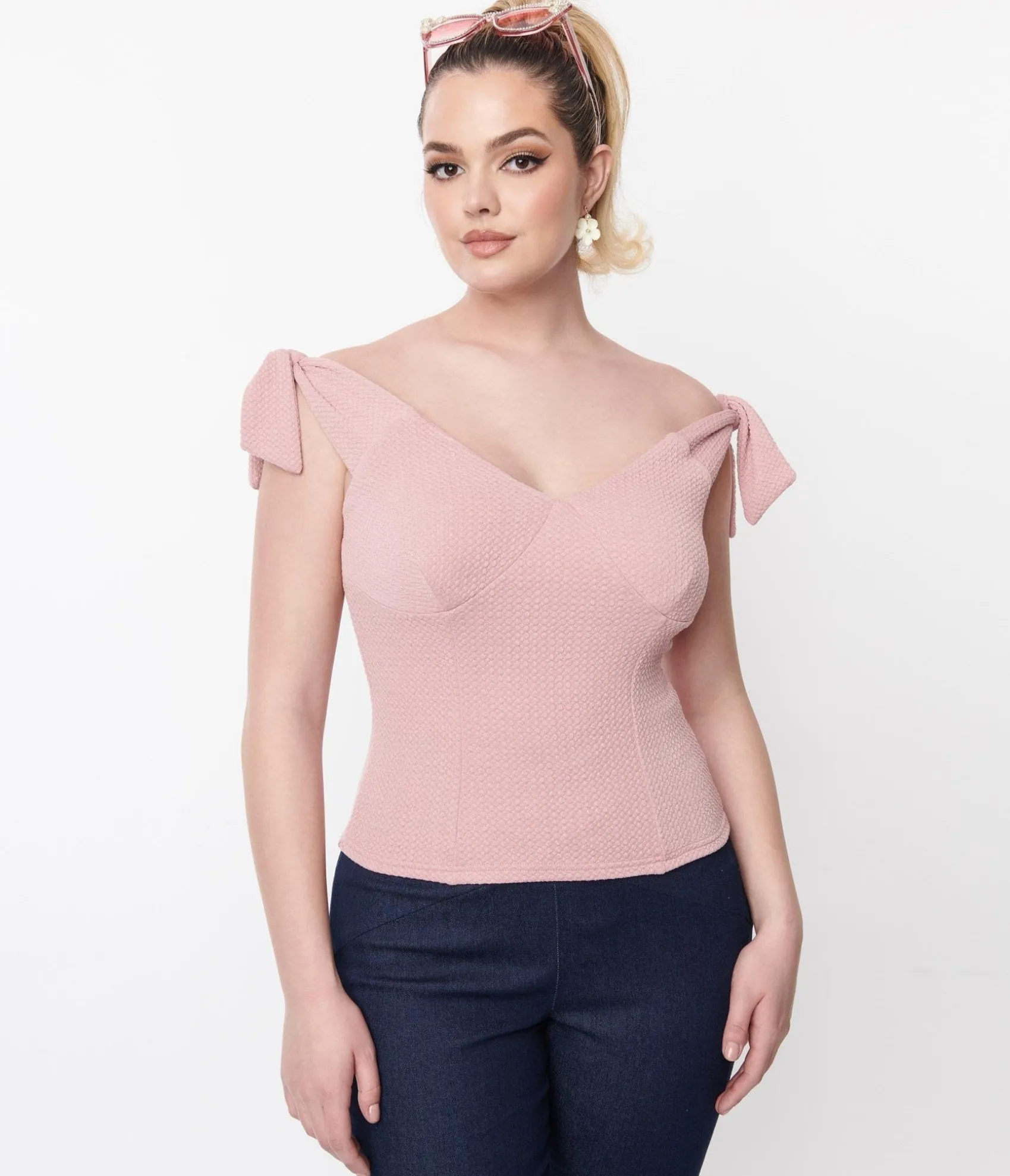Unique Vintage Mauve Pink Texture Violet Top Outlet