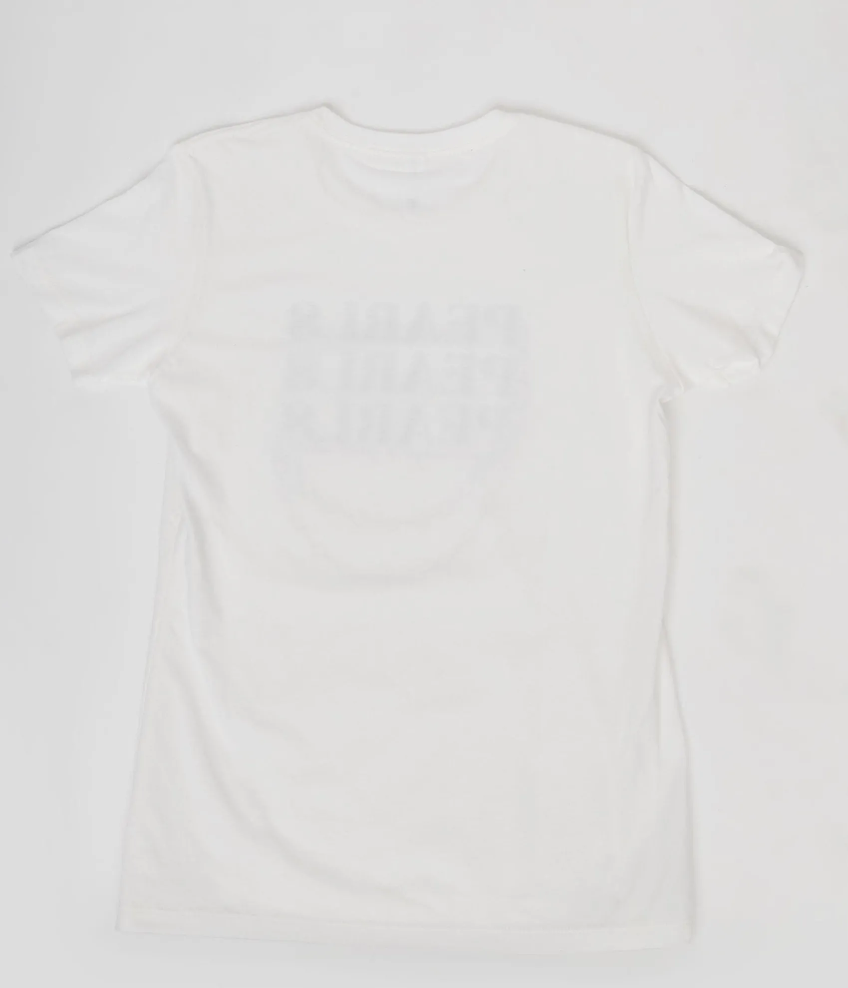 Unique Vintage Pearls White Fitted Womens Graphic Tee New
