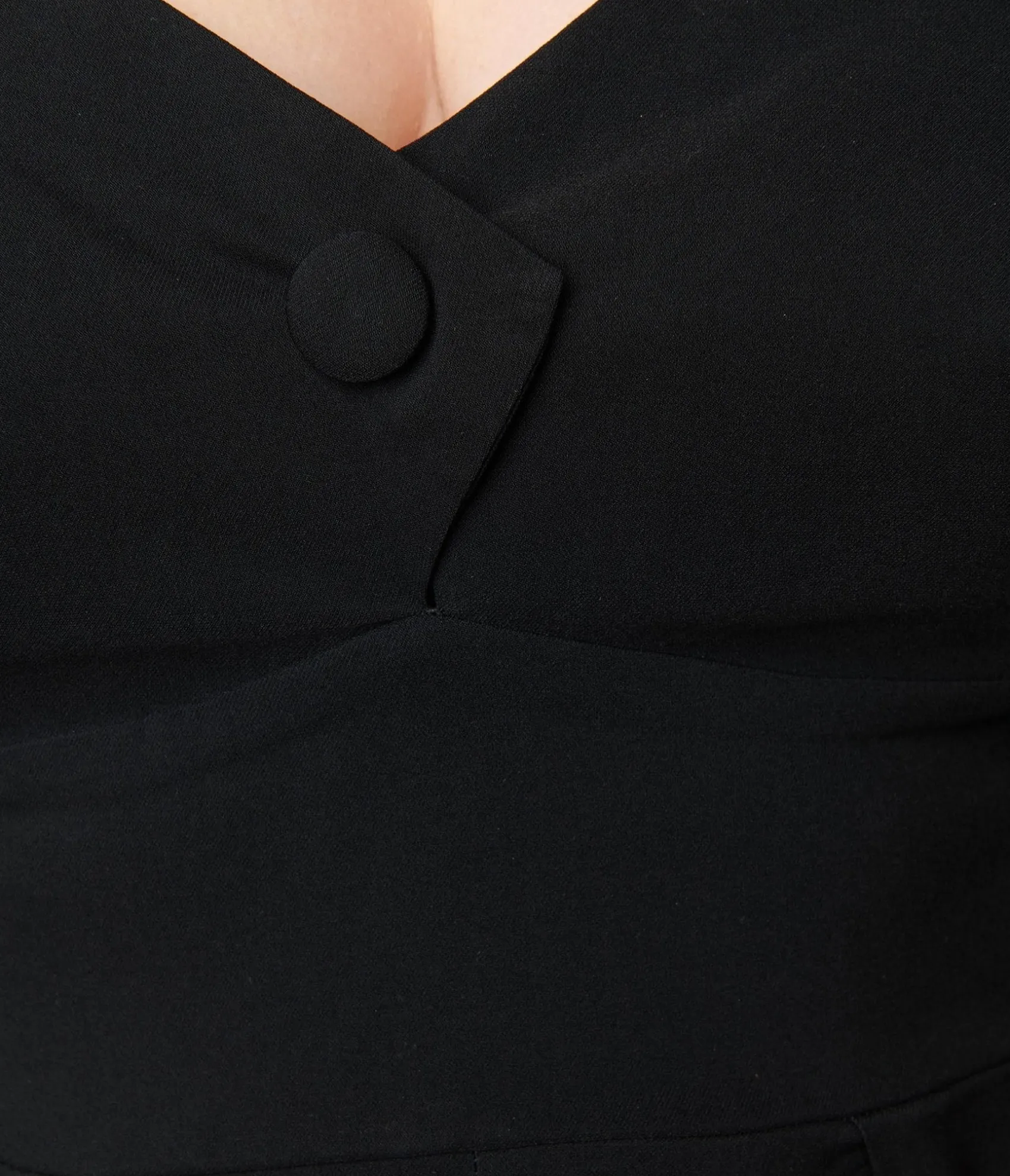 Unique Vintage Plus Size Black Sweetheart Midge Swing Dress Cheap