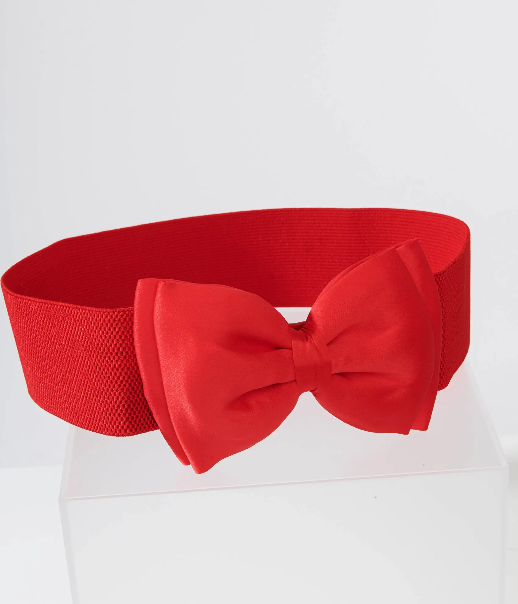 Unique Vintage Red Bow Cinch Belt Best