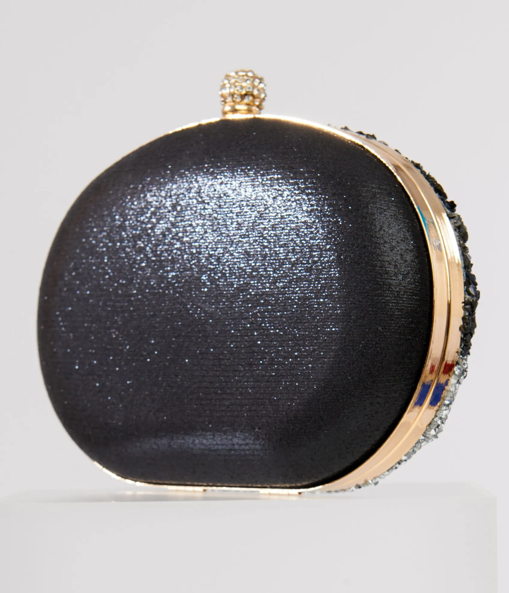Unique Vintage 1920s Black Beaded & Silver Rhinestone Spooky Clutch Purse Cheap