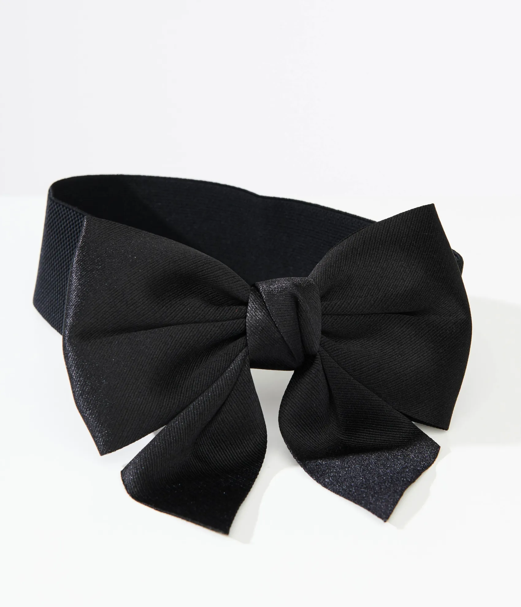 Unique Vintage 1950s Black Bow Cinch Belt Sale