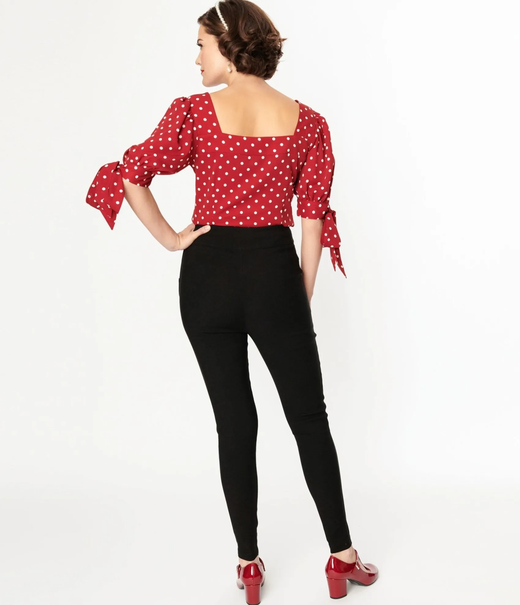 Unique Vintage 1950s Black High Waisted Cigarette Pants Best