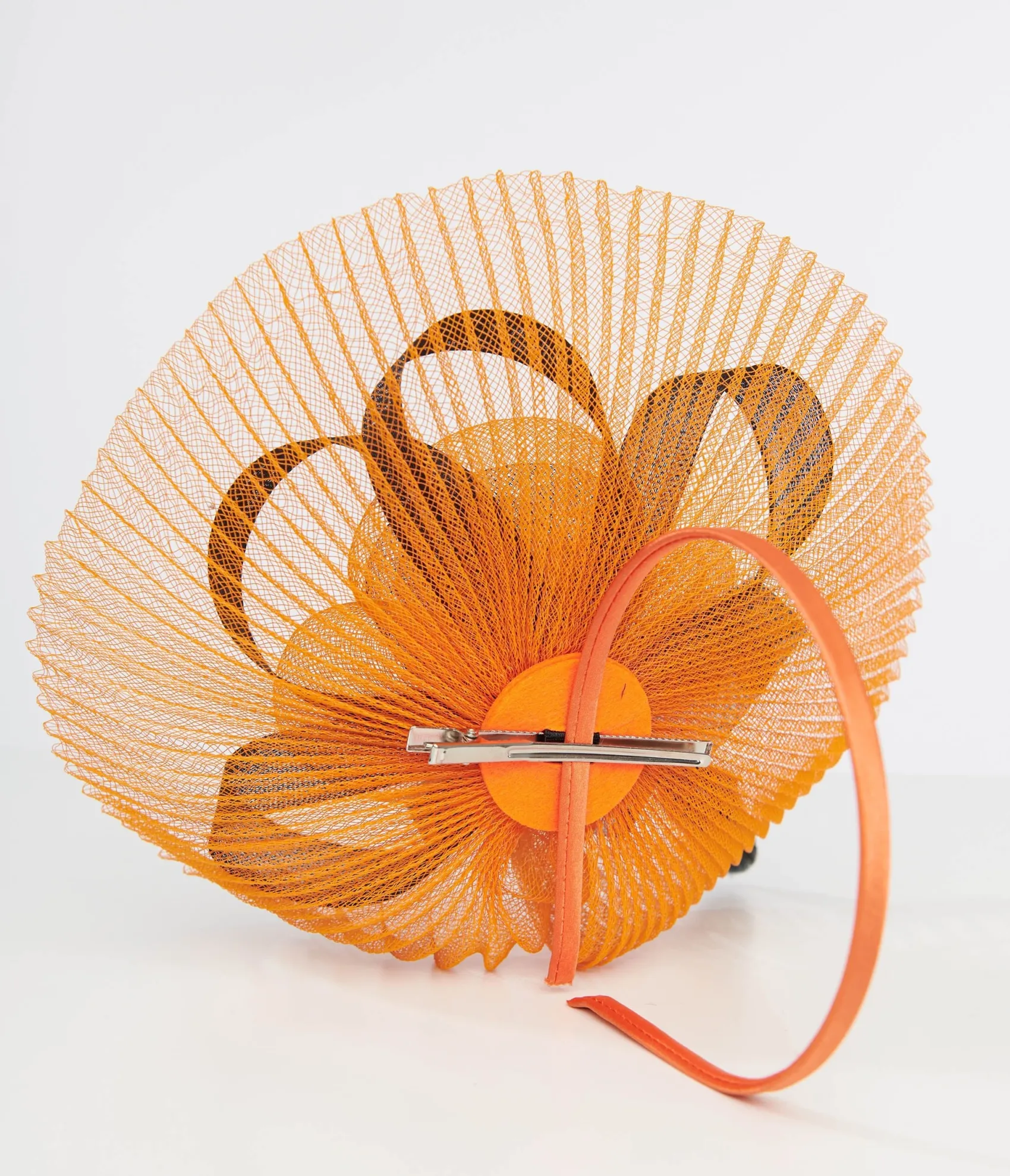 Unique Vintage 1930s Orange & Black Halloween Fascinator Online