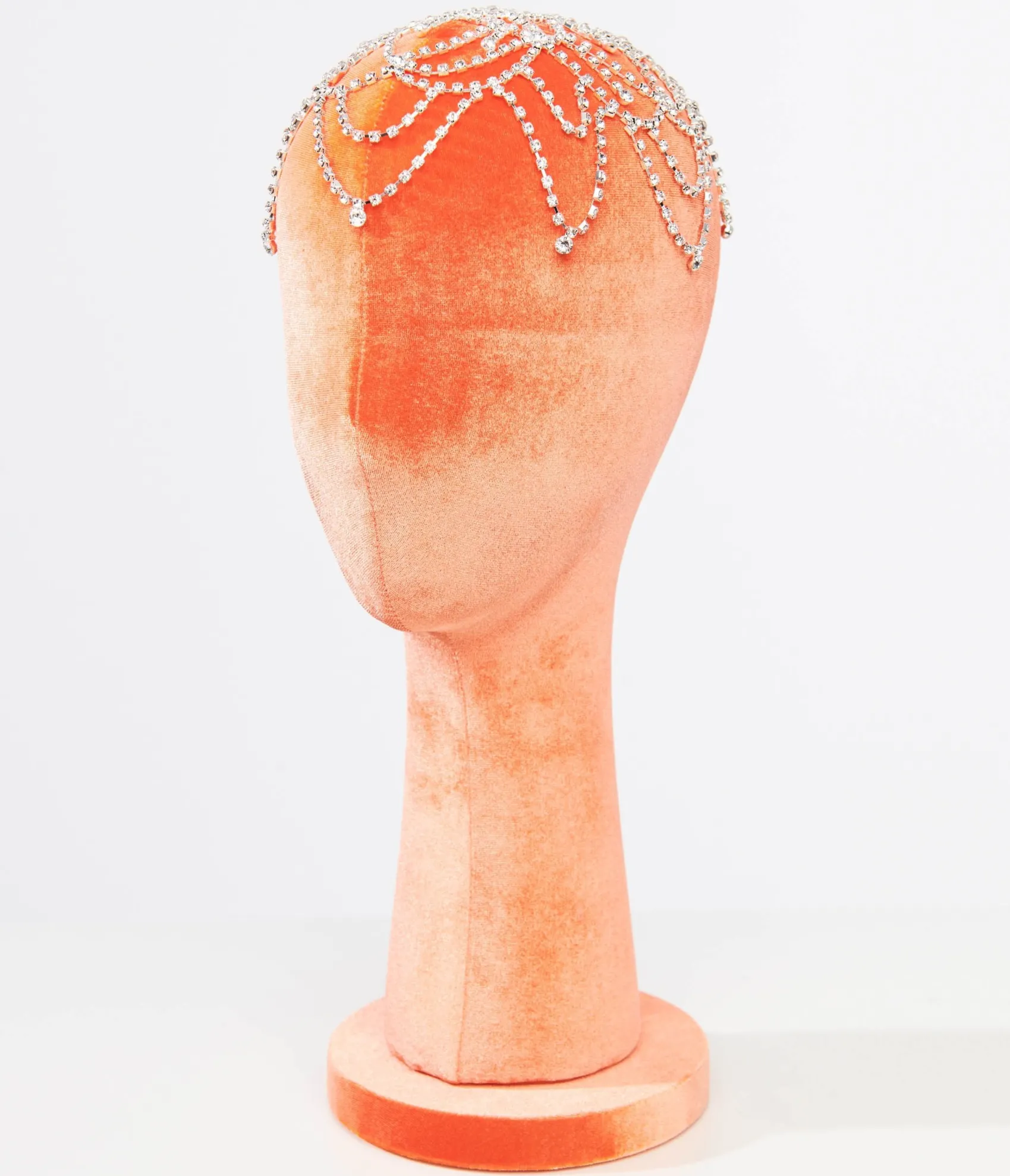 Unique Vintage 1920s Rhinestone Flapper Curtain Headpiece Sale