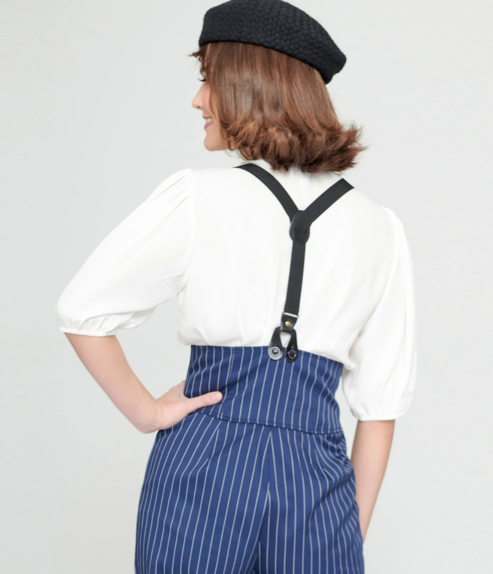 Unique Vintage White Tie Neck Gwen Blouse Shop