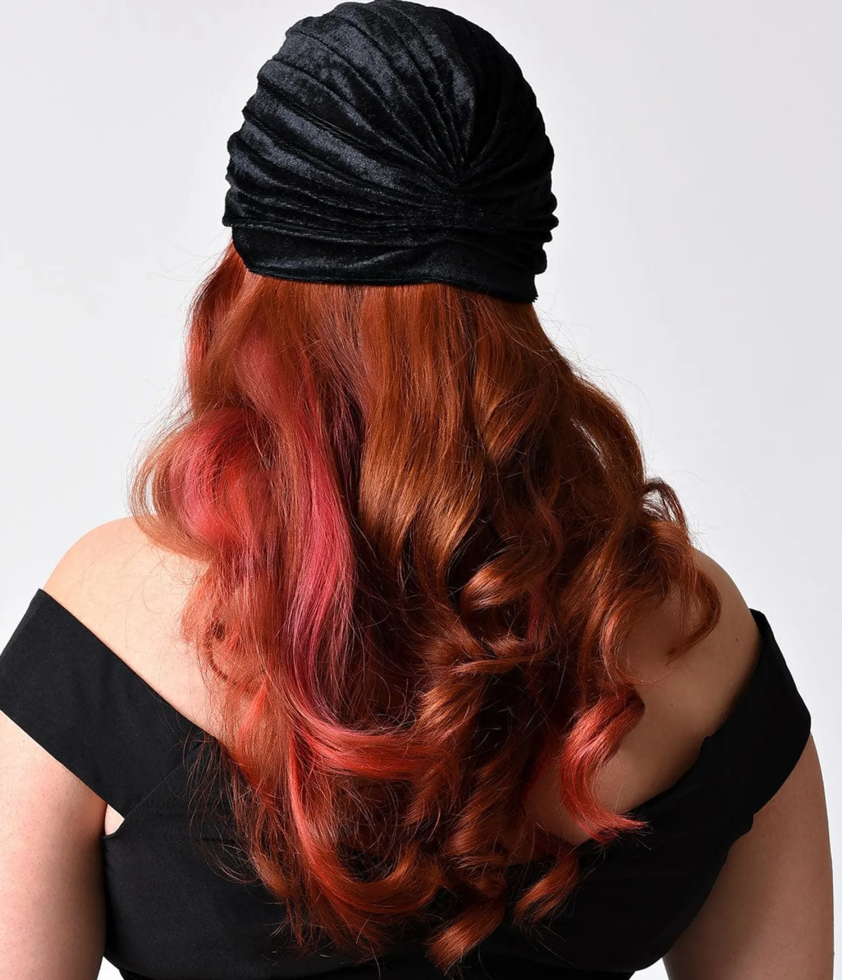 Unique Vintage Vintage Style Black Velvet Knotted Turban Shop