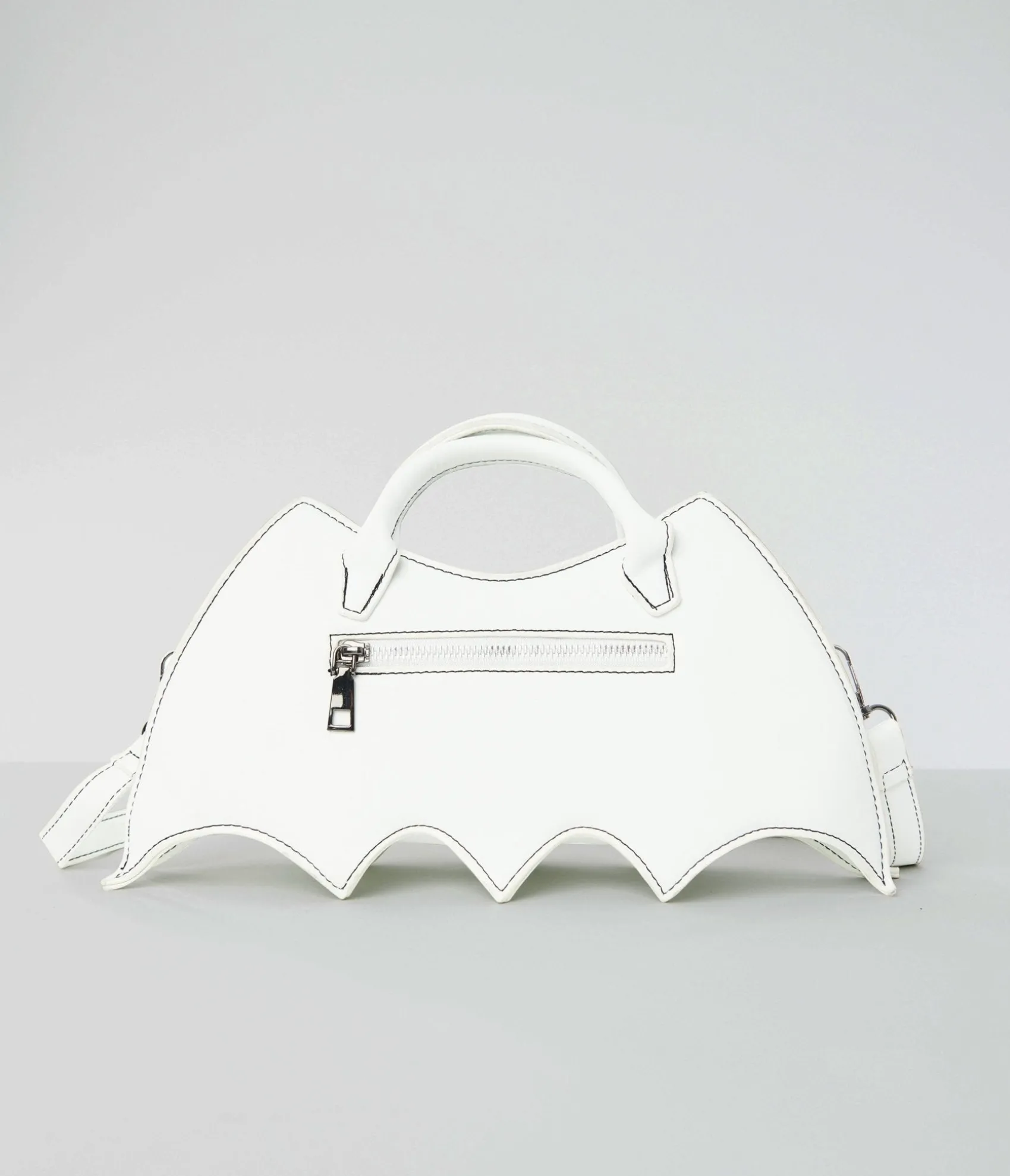 Unique Vintage White Bat Webbed Handbag Hot